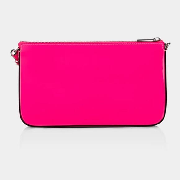 Christian Louboutin Patent Loubila Clutch in Poupidou New - Picture 2 of 15